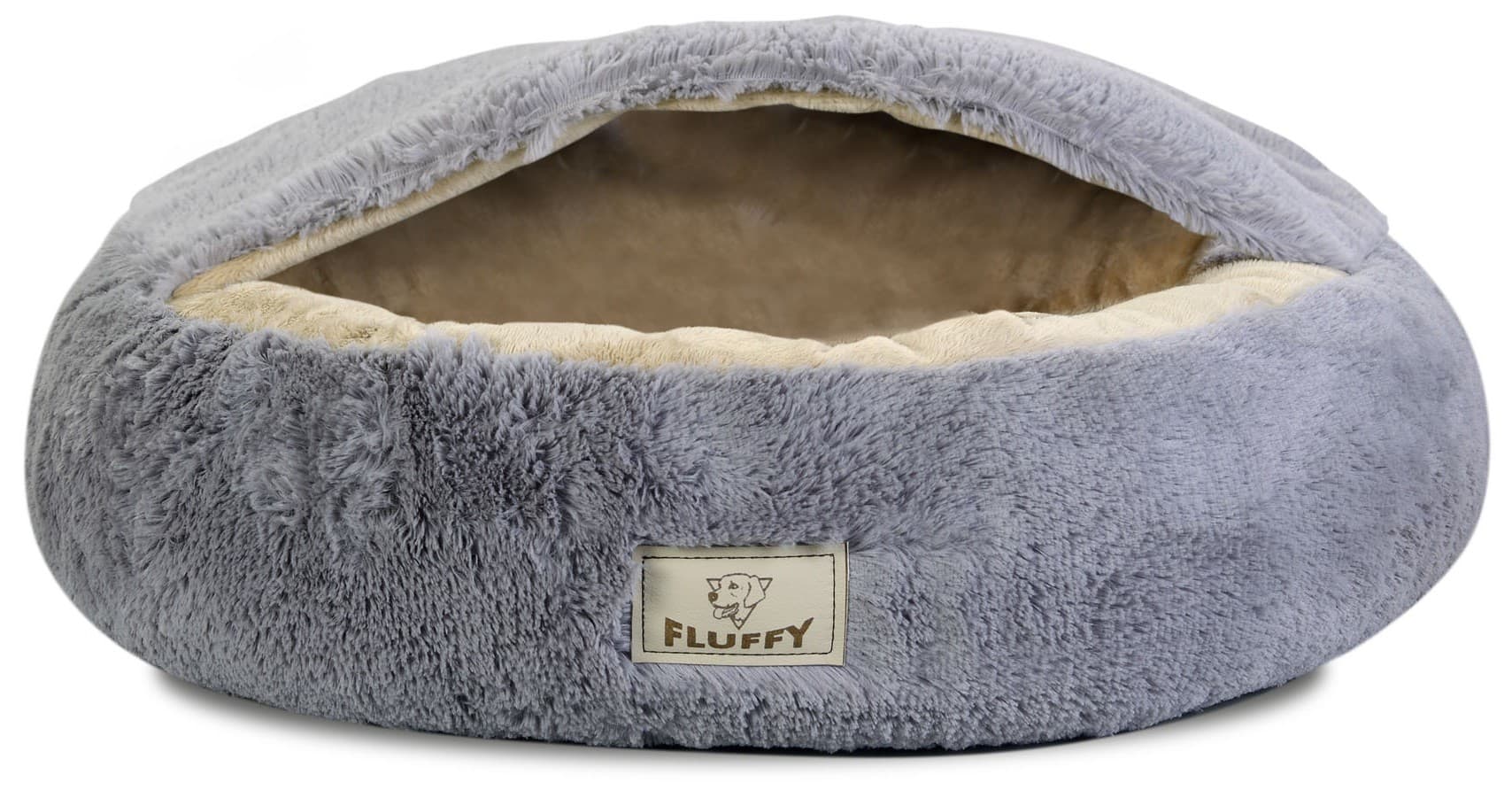 Legowisko dla psa FLUFFY 80 cm Jasnoszare