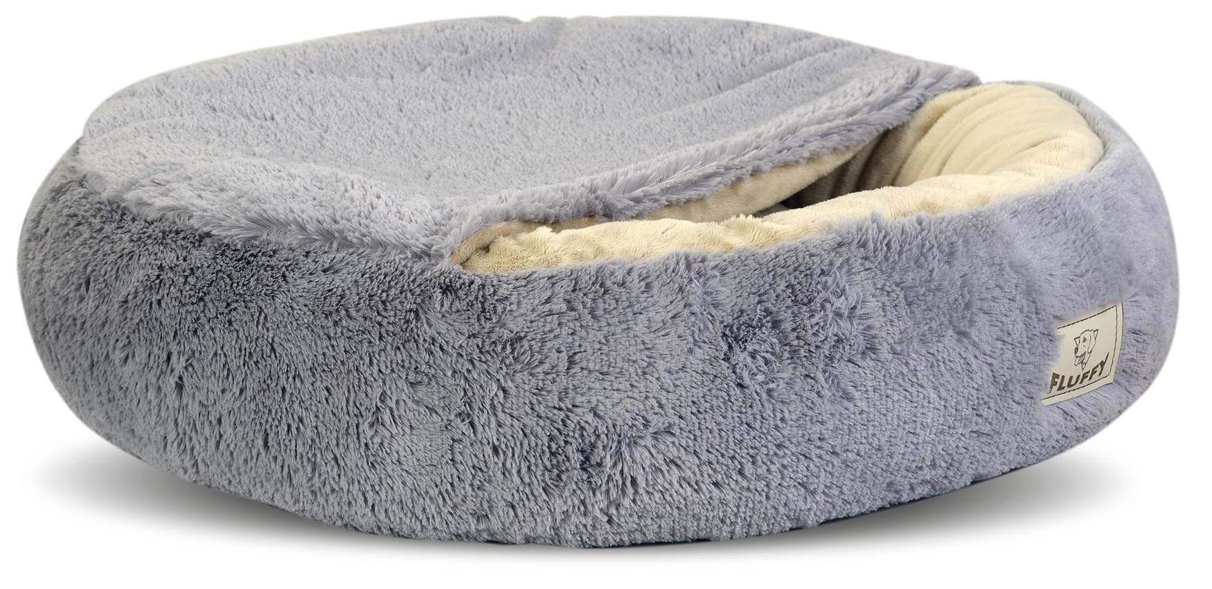 Legowisko dla psa FLUFFY 80 cm Jasnoszare