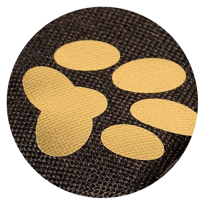 Legowisko dla psa PODUSZKA 80x60 cm Wodoodporna Kości Złote